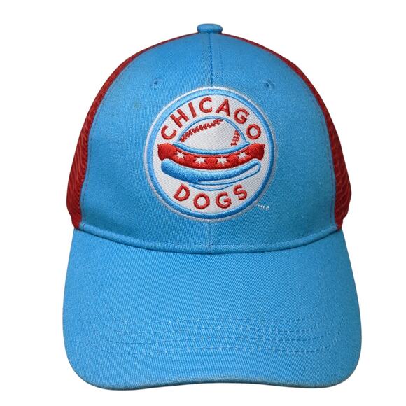 Chicago Dogs Snapback Trucker Hat Multi One Size Adjustable Mesh Back BWM Global - Picture 1 of 9
